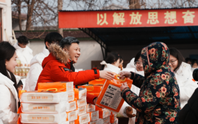 饮水思源，不忘家乡—柏肤源晋州桃园村公益行